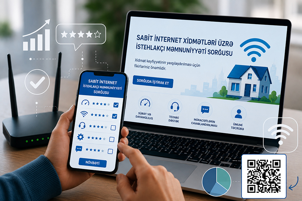 İKTA sabit internet xidmətləri üzrə istehlakçı məmnuniyyəti sorğusu keçirir